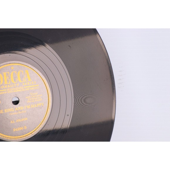 Al Jolson – If I Only Had A Match / Let Me Sing And I'm Happy 78rpm Record 24296 - Picture 15 of 16